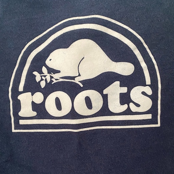 Roots Navy-Blue Crewneck - Picture 3 of 3